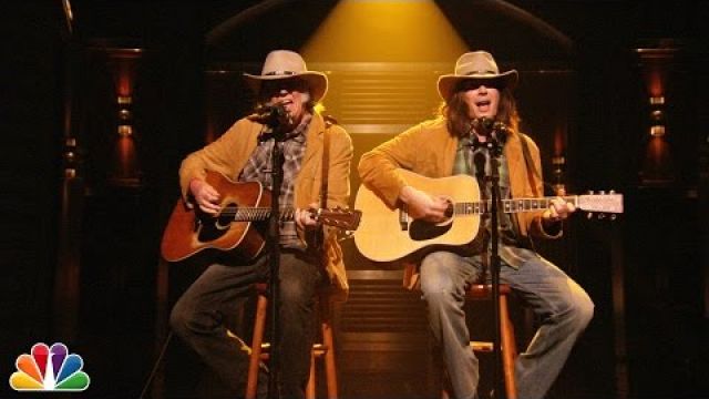 Two Neil Youngs Sing "Old Man" 