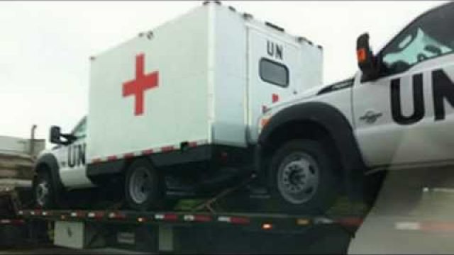 Heads Up! UN Medic Trucks Seen Headed Toward Texas from Mississippi