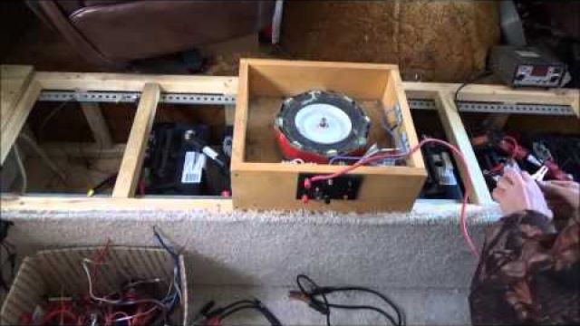 Connecting Badly Sulfated Golf Cart Batteries To Bedini Motor Desulfator In My Off Grid RV