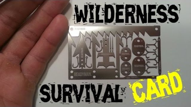 Wilderness Survival Card: Readyman 
