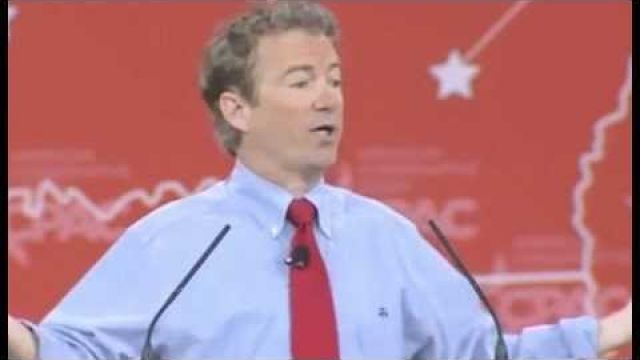 Rand Paul Promises to Propose 