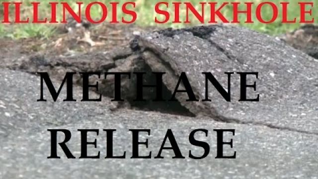 4/11/2015 -- Illinois town evacuations EXPLOSIVE METHANE from the ground -- Sinkhole / Mine Collapse