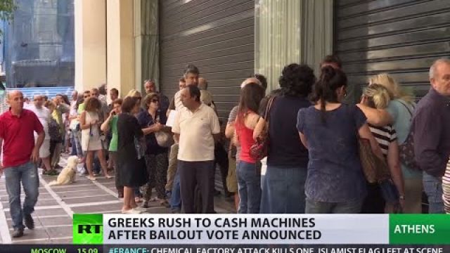 Greferendum looms: Greeks rush to ATMs, EU saddened, closes door