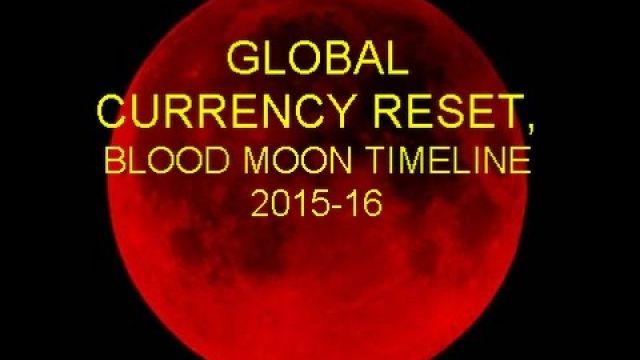 Global Currency Reset, Blood Moons Time Line 2015 16