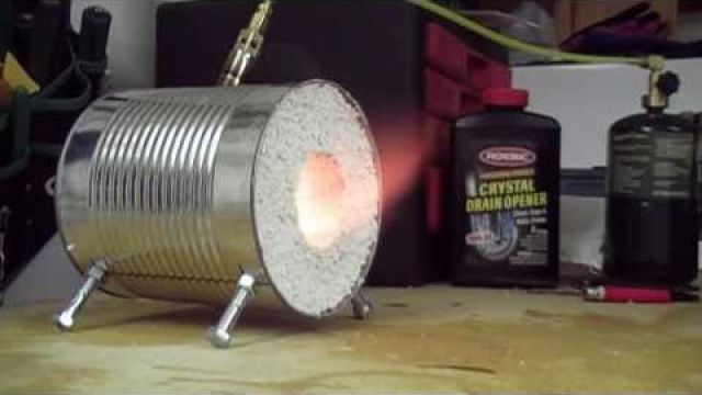 How to make a coffee can forge