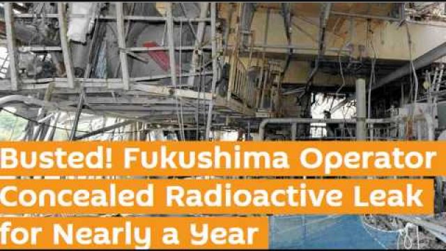 BUSTED! Fukushima Operator Concealed Radioactive Leak for Nearly a Year