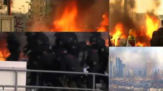 Germany/Massive Riots against NEW WORLD ORDER