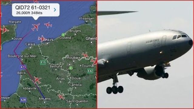 Mystery as military jet DISAPPEARS off radar amid in-flight emergency over English Channel